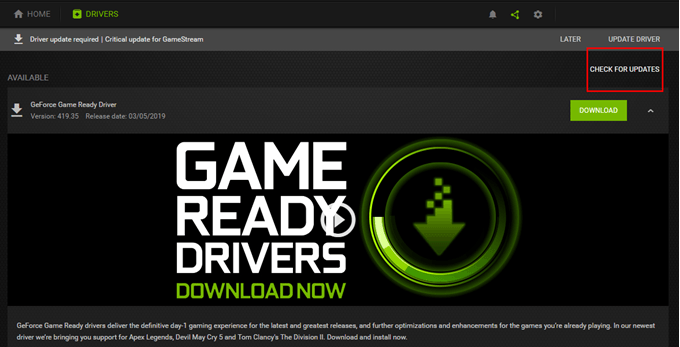 latest nvidia geforce opengl driver download